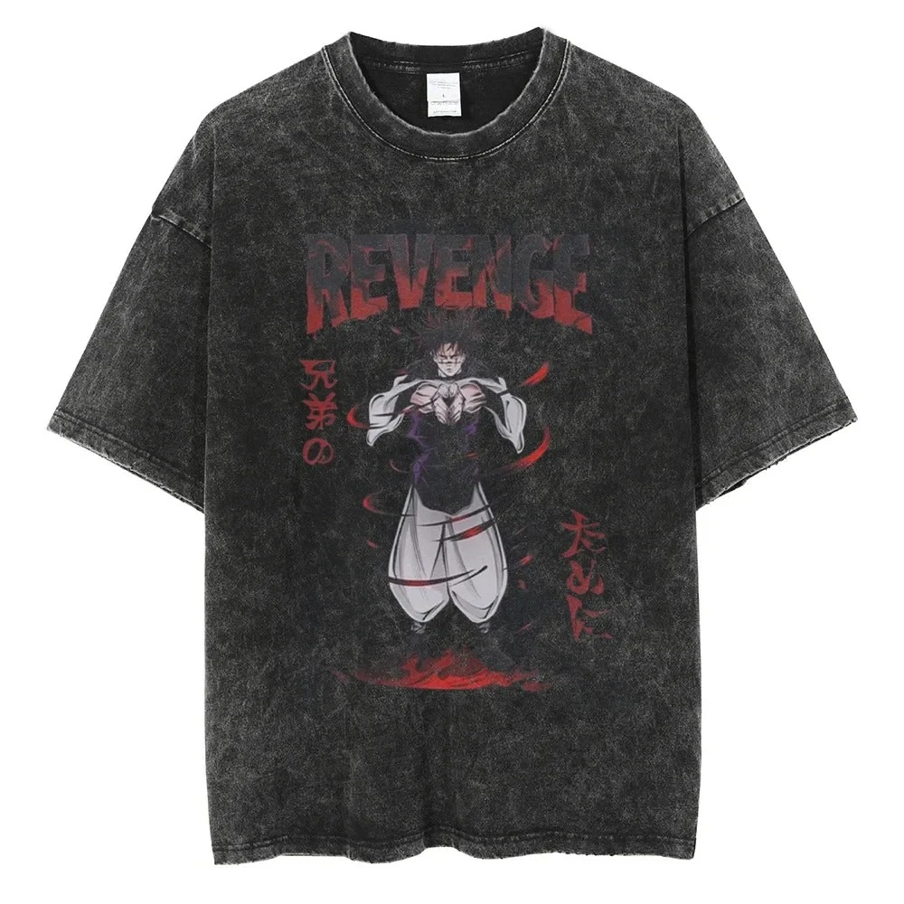 

Футболка унисекс Berserk Guts (Berserker Armor) 2026, летняя, хлопковая, винтажная, с эффектом потертости, оверсайз, в стиле стритвир, аниме