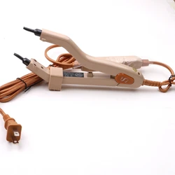 1 pc pink Adjustable Temperature 220℃ Smart Mini Heating Tip Keratin Melting Tool Fusion Bond Hair Extension Iron