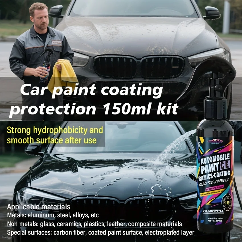 

Ultimate Shield Ceramic Coating - Unmatched Weather Resistance & Long-Lasting Shine for Car Exteriors, High-Gloss Finish