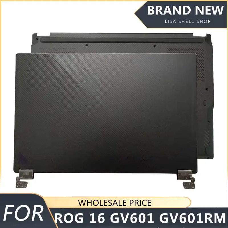 

New For ROG 16 GV601 GV601RM Laptop LCD Back Cover Front Bezel Upper Palmrest Bottom Base Case Hinges