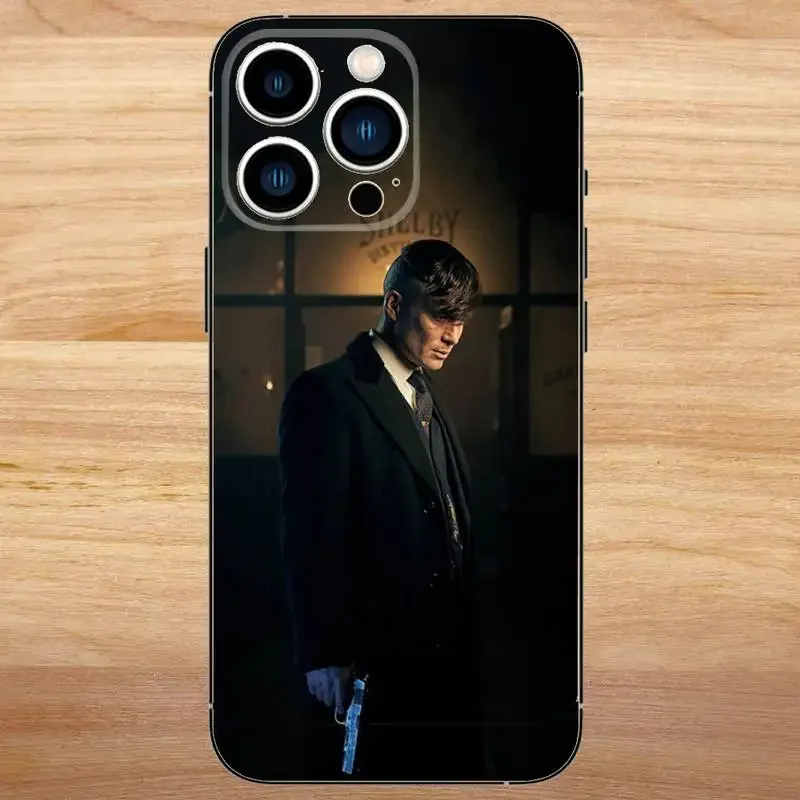 Thomas Shelby Peaky Blinders Phone Case For iPhone15,14,13,12,11,Pro,Max,Plus,Mini,X,XS,XR,8,7,6,S,Plus,SE Soft Black Case