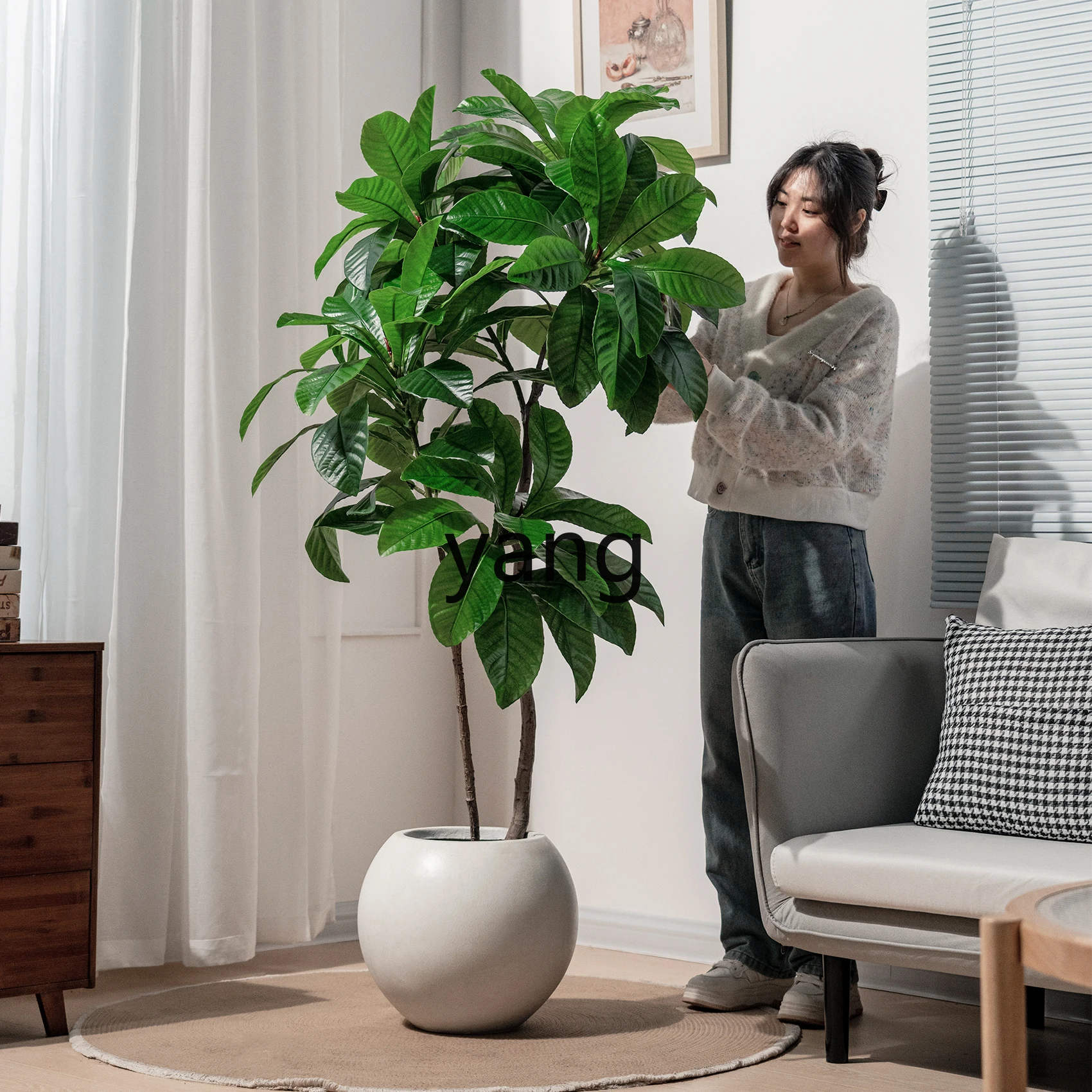 LTT High-End-Licht-Luxus-Simulation Loquat-Baum Innenlandschaftsdekoration