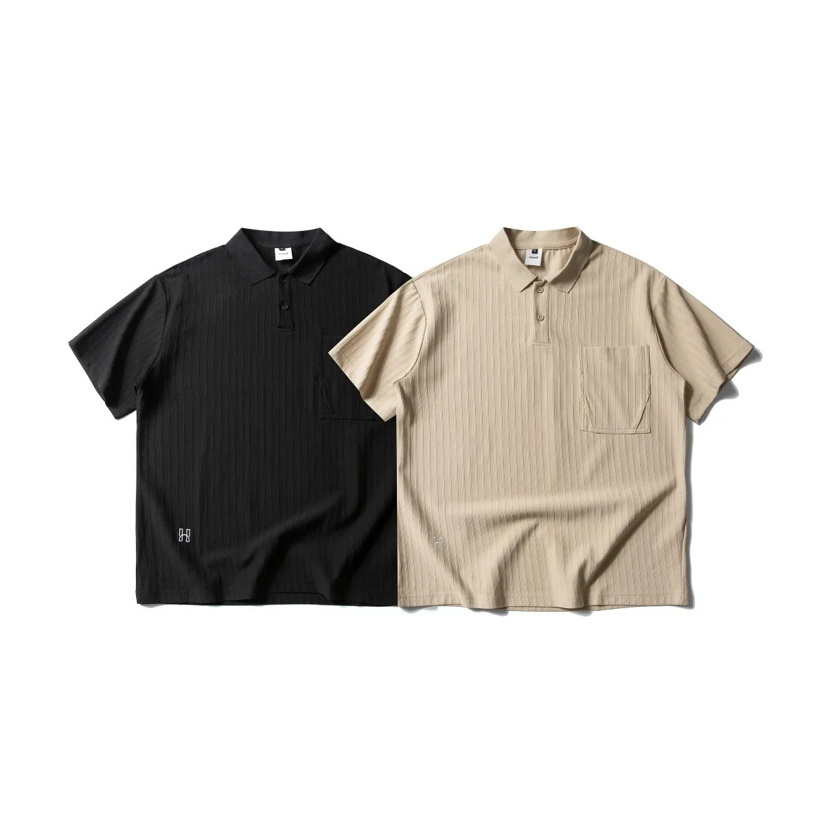 

RUIIENRS X ARBENDO Summer 2025 Fashion Simple Striped Lapel Short Sleeve Shirt New Arrival