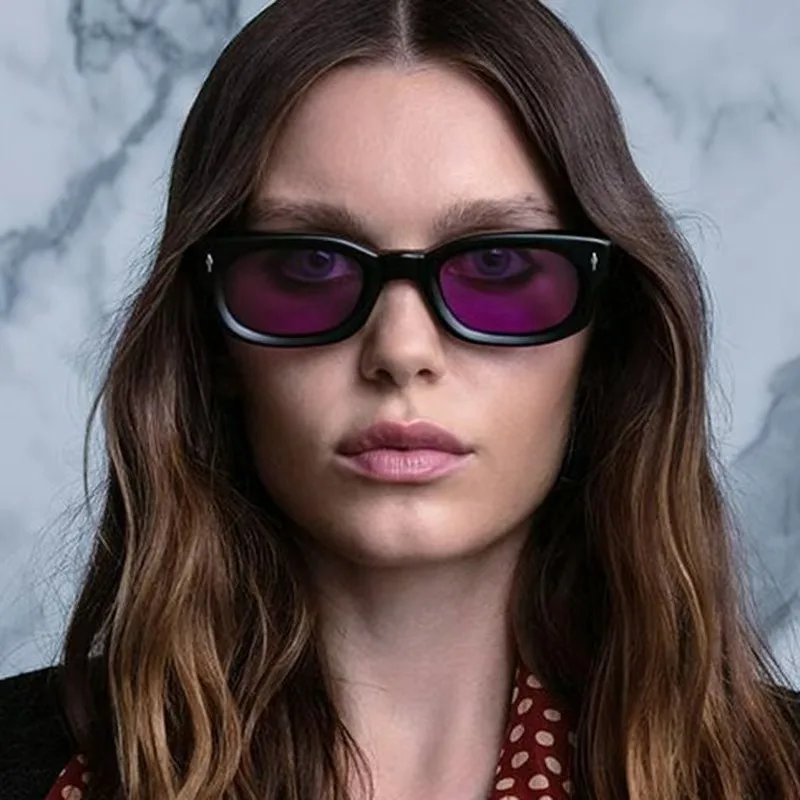 جديد إطار صغير خمر النظارات الشمسية للنساء الرجال نظارات شمسية العلامة التجارية الفاخرة مصمم النظارات الذكور شعبية فاسق القيادة ظلال