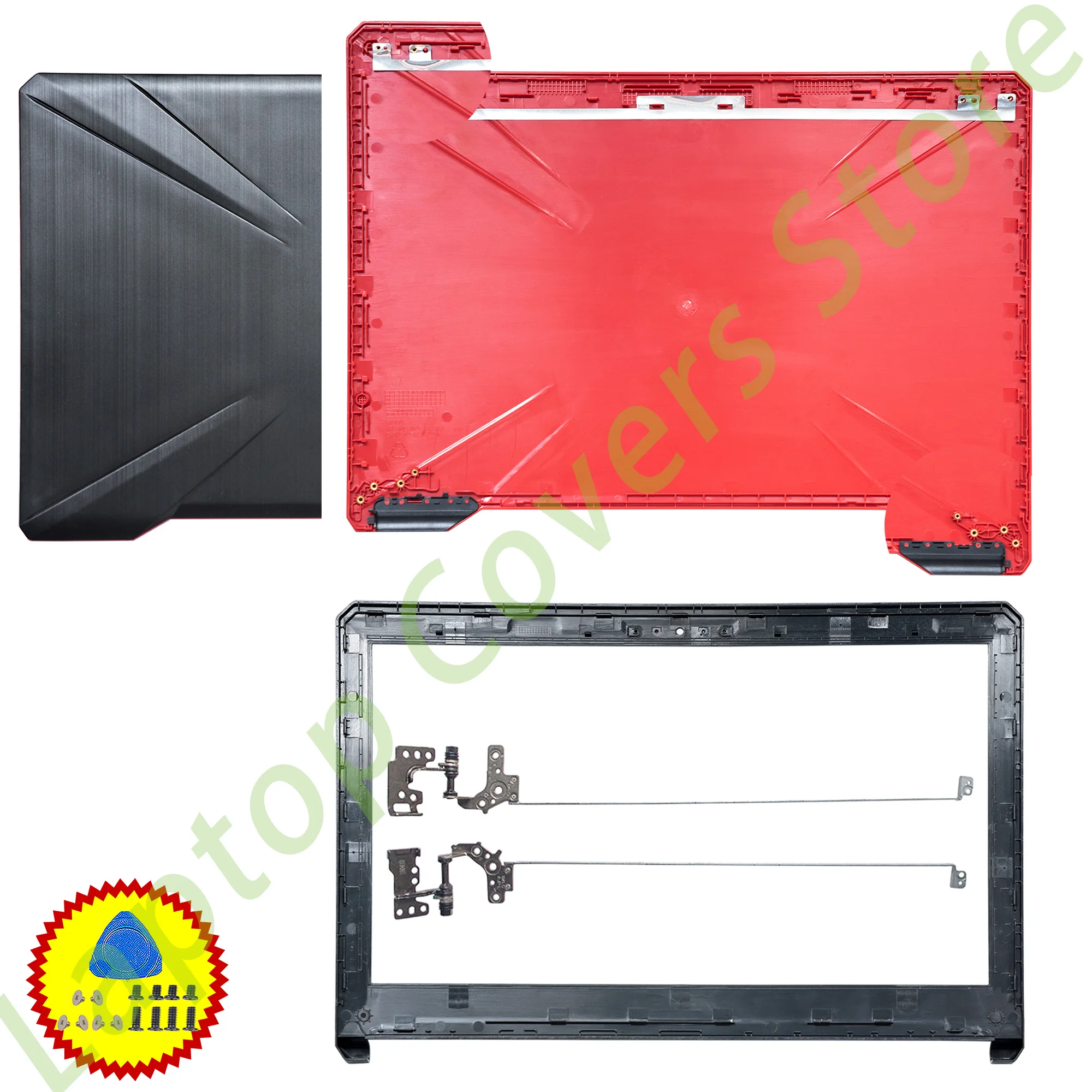 Funda para FX80 FX80G FX80GD FX504 FX504G FZ80 ZX80G nueva cubierta trasera LCD piezas de plástico reemplazar 15,6 pulgadas