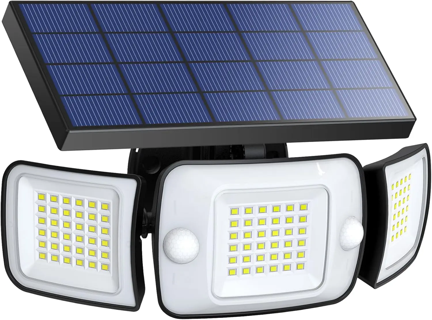 

Solar Outdoor Lights,6000mAh Motion Sensor with Dual Sensors,Waterproof Solar Flood Lights 270°Wide Angle for Outside with 3