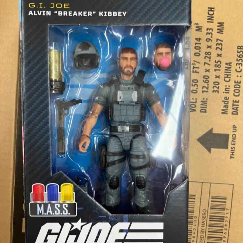 

Genuine G.I. Joe: A Real American Hero - Classified Series 158 Breaker Model Garage Kit Action Figure Anime Peripheral Gift Toy