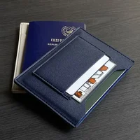 Multicolor Passport Cover PU Waterproof Card Holder Large Capacity Multi-slots Certificate Storage Bag Travel Bussiness – view 1