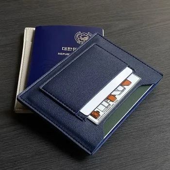 Multicolor Passport Cover PU Waterproof Card Holder Large Capacity Multi-slots Certificate Storage Bag Travel Bussiness – view 1