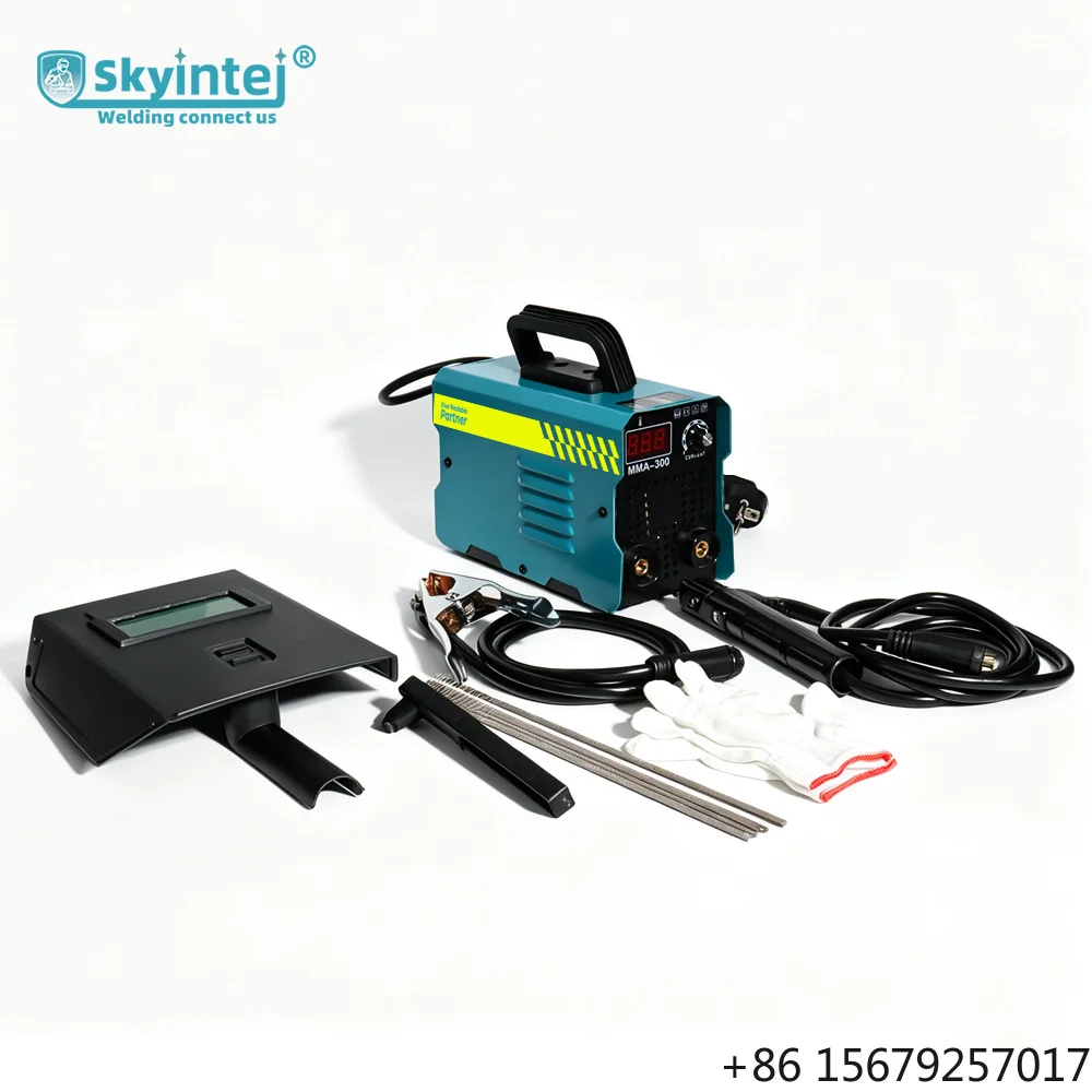Mini Portable MMA ARC Welder Kit 220V DC Inverter Welding Machine with Professional Cap & Accessories for DIY/Industrial