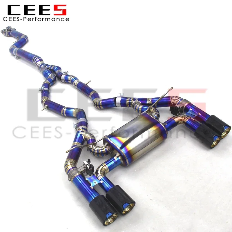 CEES Valvetronic Exhaust System for BMW M2C M2 Competition F87 3.0T 2018-2023 Pipes Catback Muffler M Performance Tips