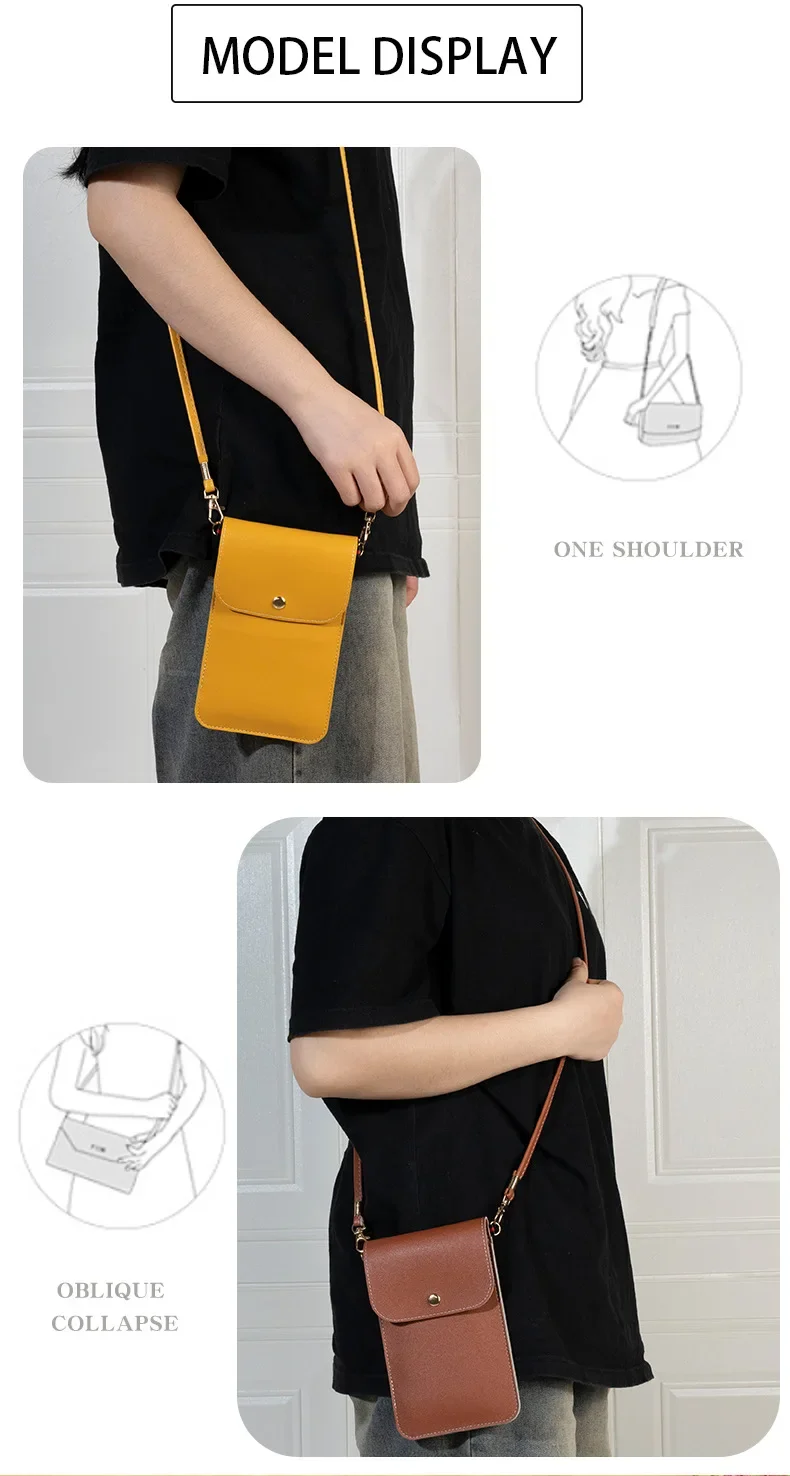 Simple and Stylish Retro Single Shoulder Crossbody Bag for Cellphone and Mini Wallet 2025 NEW purses and handbags clutch bolsas