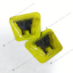 1 brush  /1pcs  New Stainless Steel Double-Sided Blades, PR Series Universal Replacement Heads, Replaceable & Skin-Friendly