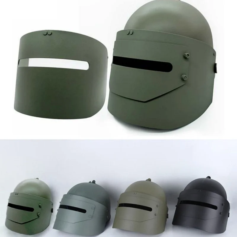 Imagem -02 - Capacete Máscara Bimetal Eva Tactical Equipment Caça ao ar Livre Takov Dois Capacetes de Metal Russos Capacetes Forrado Esponja Maska1sh