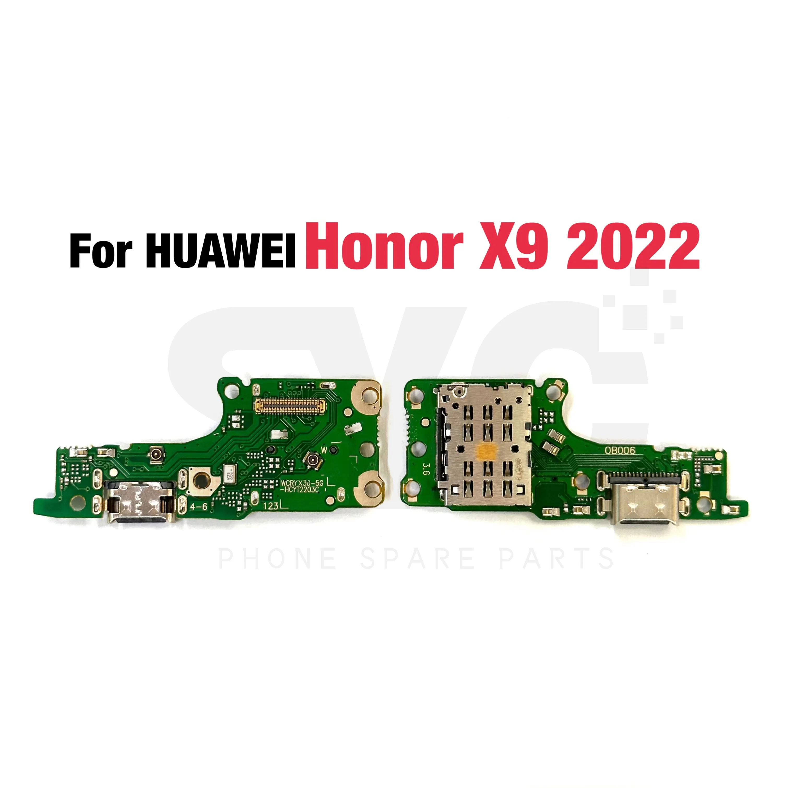 5 buah/lot untuk Huawei Honor X7 X8 X9 2022 USB pengisian Port Dock konektor modul papan mikrofon kabel Flex