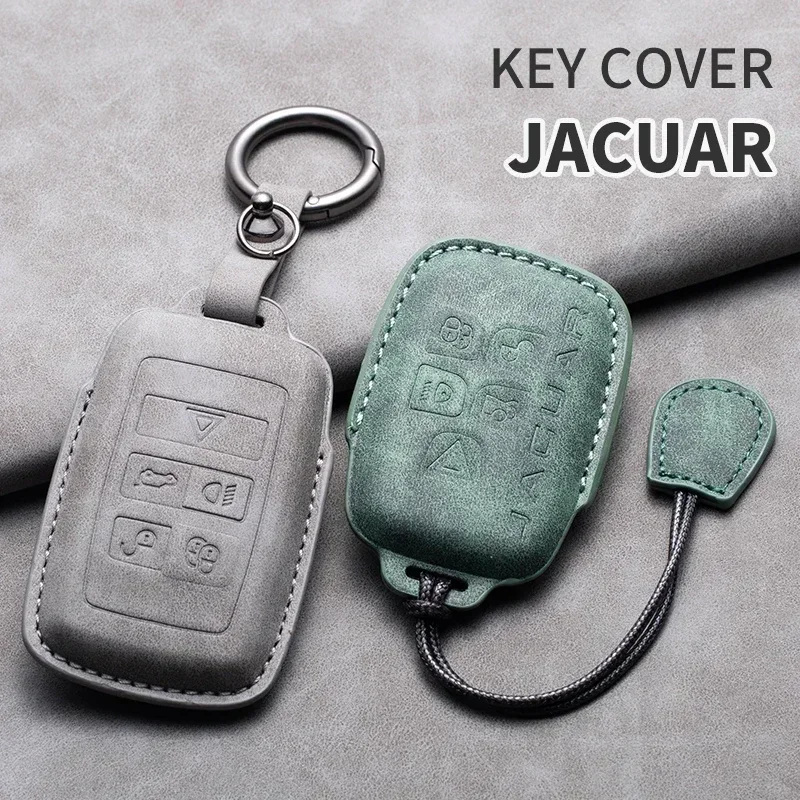 

Car Key Cover For Land Rover Range Rover Sport Evoque Freelander Velar Discovery 4 Jaguar XE XJ XF Guitar Car Keychian