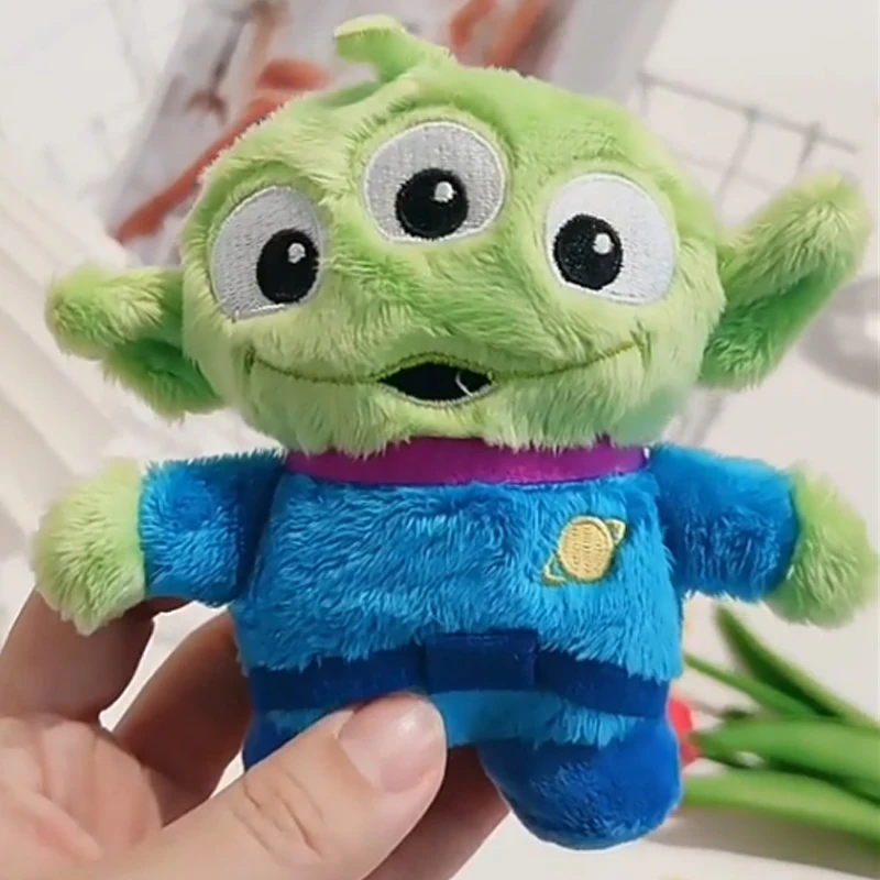 Disney Toy Story Alien juguete de peluche lindo kawaii colgante bolso escolar mochila colgante llavero juguete de peluche cumpleaños regalo de Navidad