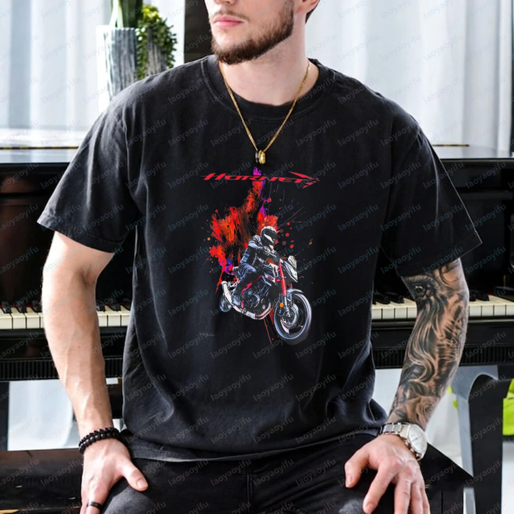 Hornet750 T Shirt The Ultimate Fun Machine Motorcycle Tee Hooligan Street Bike Rider Top for Fans Parallel Twin Graphic T-Shirts
