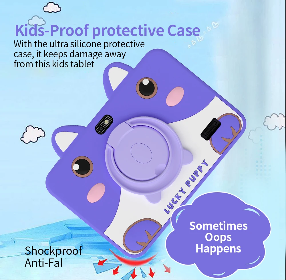 New 7.0 Android Tablet 4GB+64GB support for Google Education software can be used as a Gift Android 9 system 4000 mah