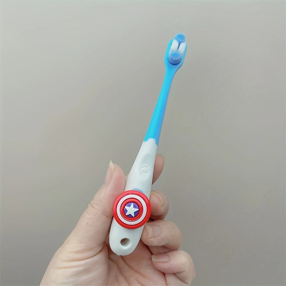 سبايدرمان أنيمي فرشاة أسنان الطفل لطيف الكرتون فرشاة الأسنان سبايدرمان تنظيف فرشاة أسنان الطفل لينة منتجات العناية بالفم الشعر