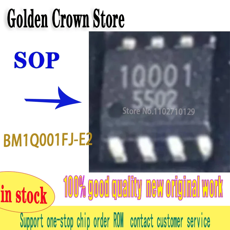 1~100pcs/lot 1~100pcs/LOT 100% New BM1Q001FJ-E2 BM1Q001FJ BM1Q001 1Q001 1001 SOP-8 Chipset original work in stock
