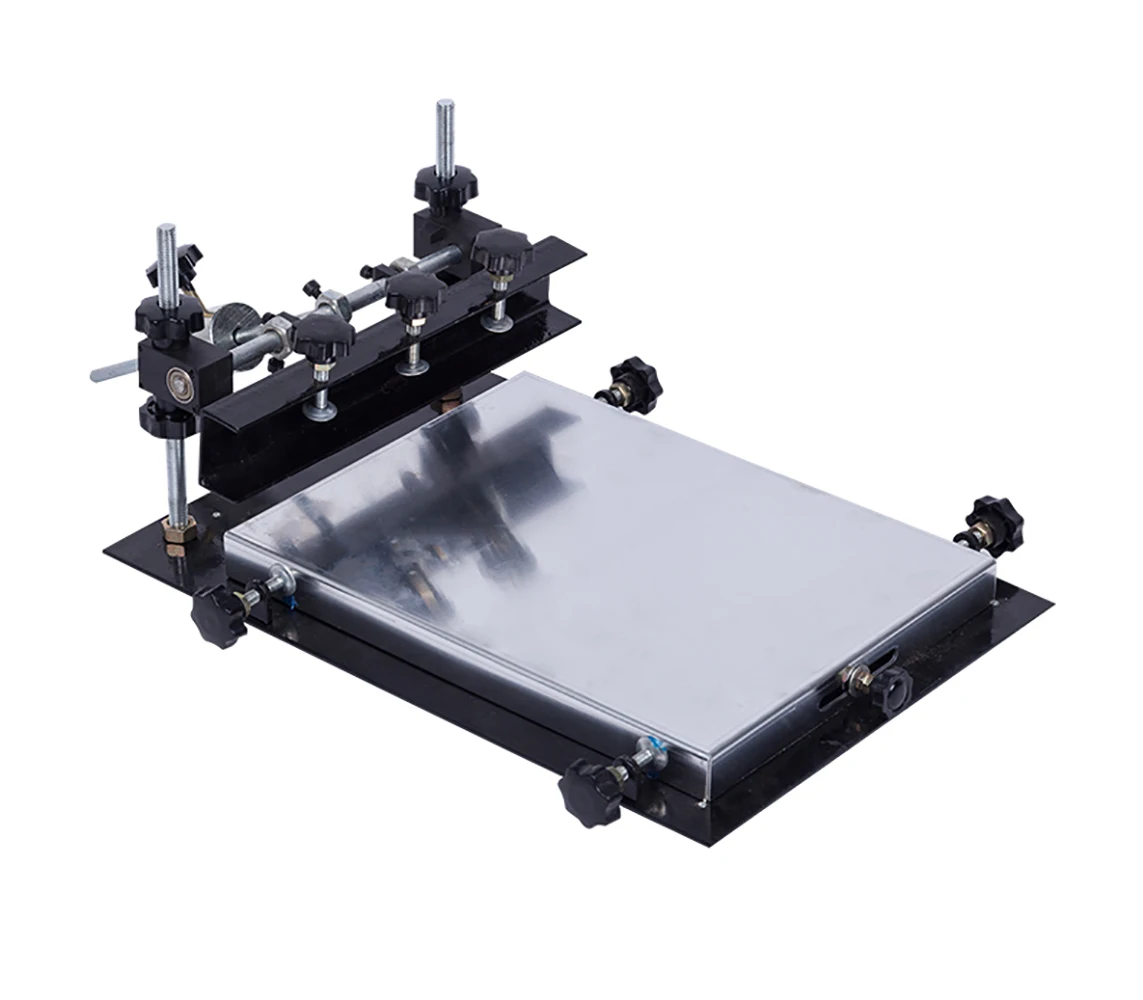 

Commercial small manual screen printing station SMT manual imprinting station solder paste screen printing machine