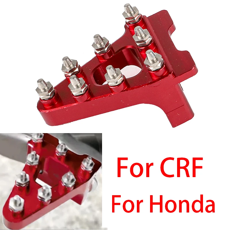 

Off road Motorcycle Modified parts CNC Aluminum Brake Pedal Step Tip For Honda CRF50 CRF 50 XR50 SSR SDG TAO Pitster Pit Bikes