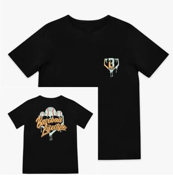 

2025 Summer New Hot Sale Ice Cream Baseball Themed T-Shirt - Strawberry - Baseball Lifestyle 101Comfort T-Shirt Breathable