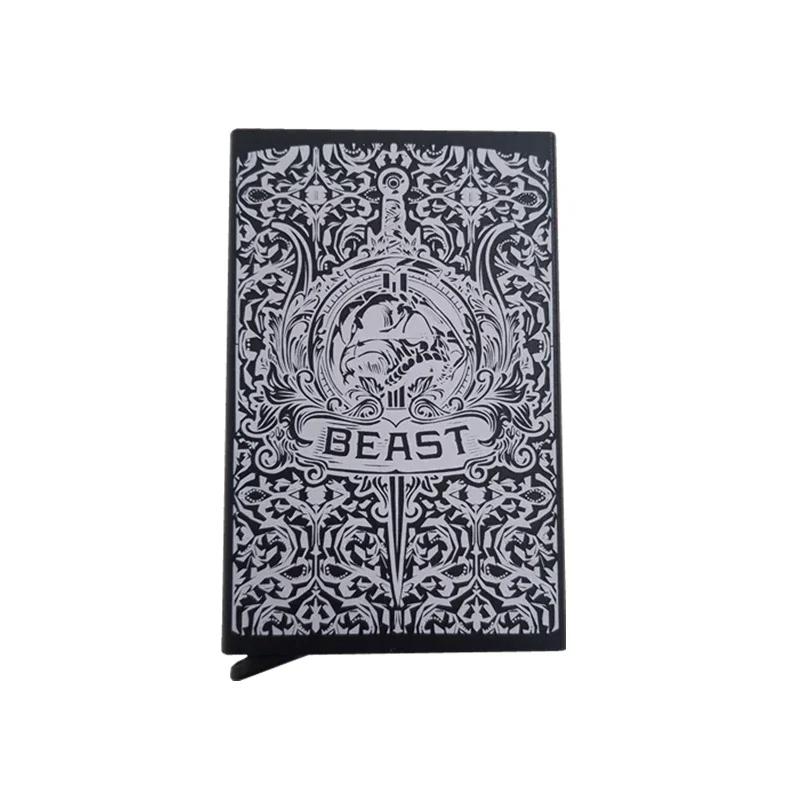 

Anti-theft ID Credit Card Holder, Minimalist Metal Wallets, Pocket Case, Bank Credit Card Box, Customized Logo