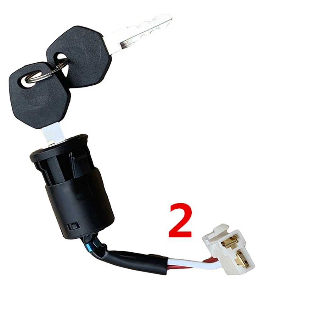 Practical Power Switch Keys Start Switch Small/big Female Port Replacement Parts 2/3 Wires 6V 12V Dagongkou Line 2