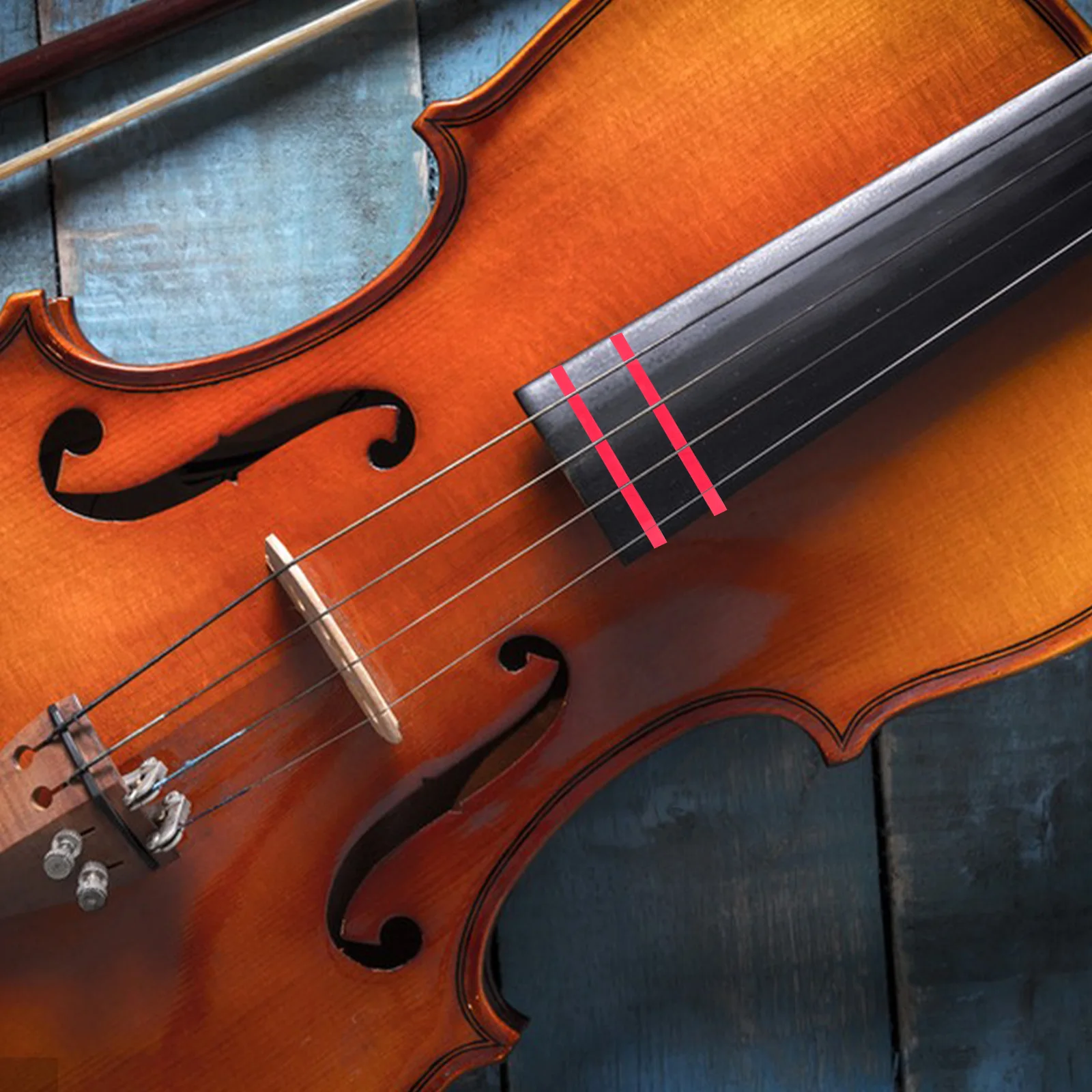 

2 Rolls Violin Fretboard Tape High Adhesion Musician Supply Easy Application Accurate Finger Placement