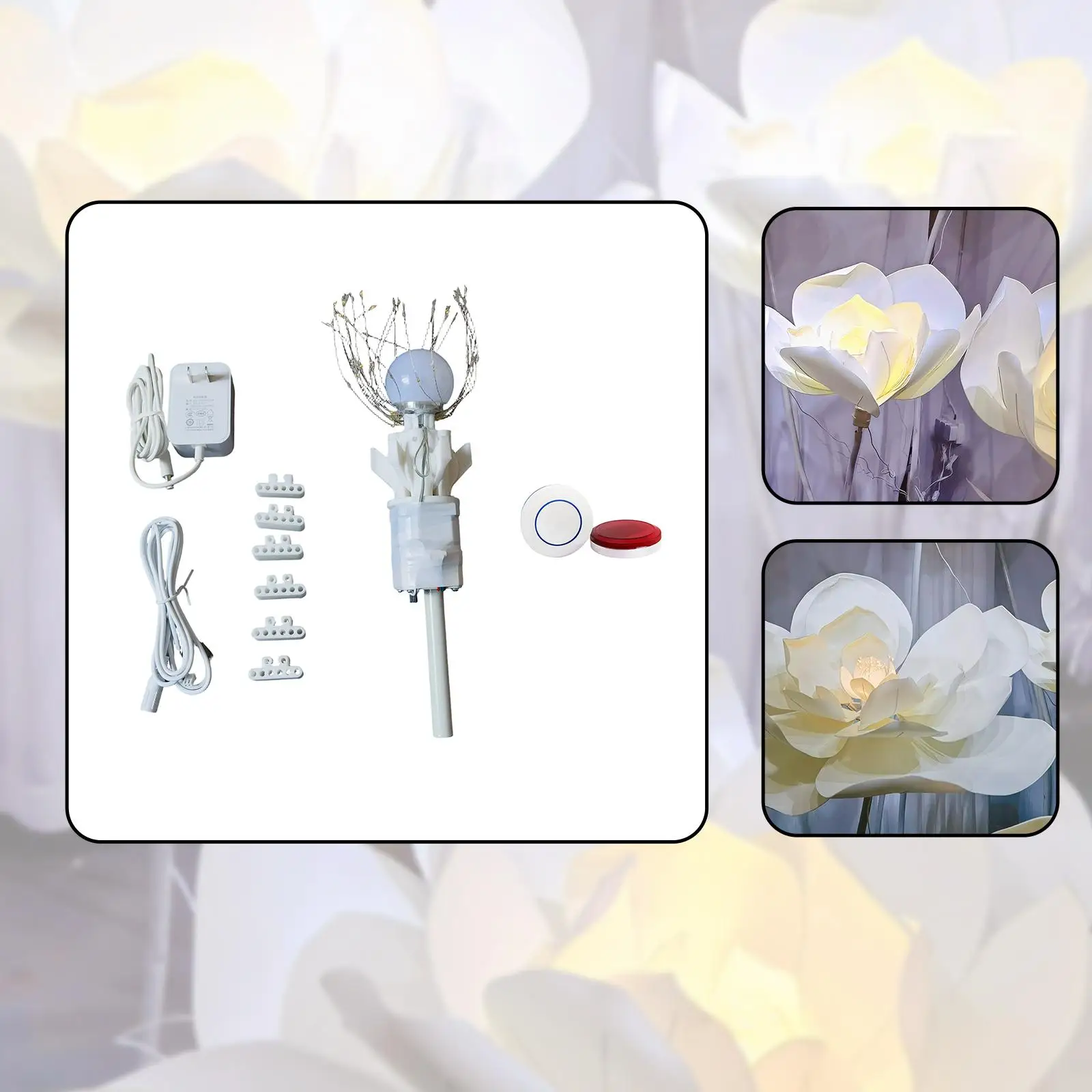 

Электрический автоматический расширитель цветов DIY из пластика для свадеб, вечеринок, художественных выставок