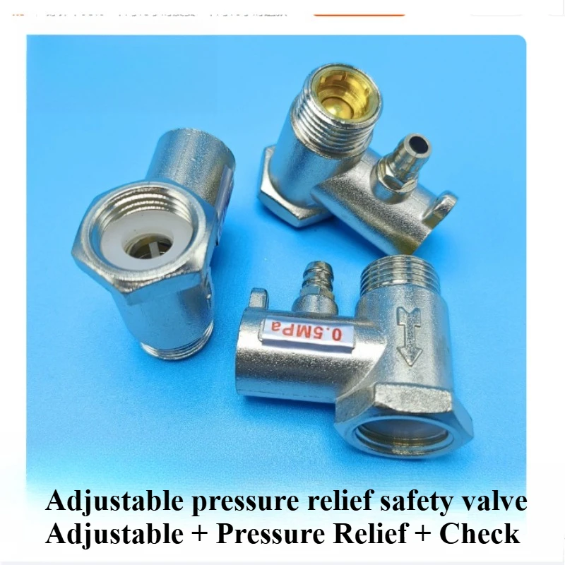 Suitable for Water Dispenser,  Heater, All-copper Adjustable Pressure Reducing  Tap  Universal 4-point Automatic Relief Valve