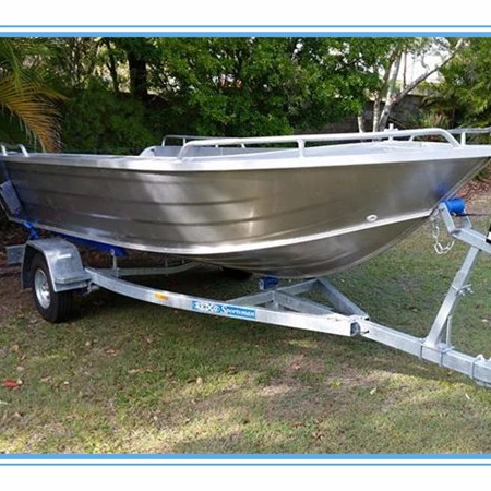 

Allheart CE Sport Aluminum 15ft/4.5m Dingy Open Rowing Boat For Fishing