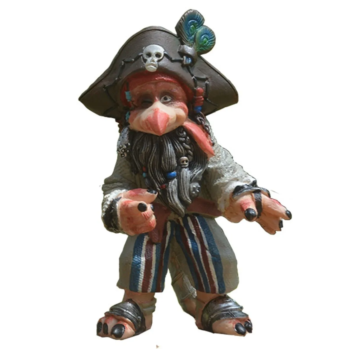 2024 New Garden Big Goblin Garden Leprechaun Character Sculpture Decor Resin Handmade Halloween Ornaments