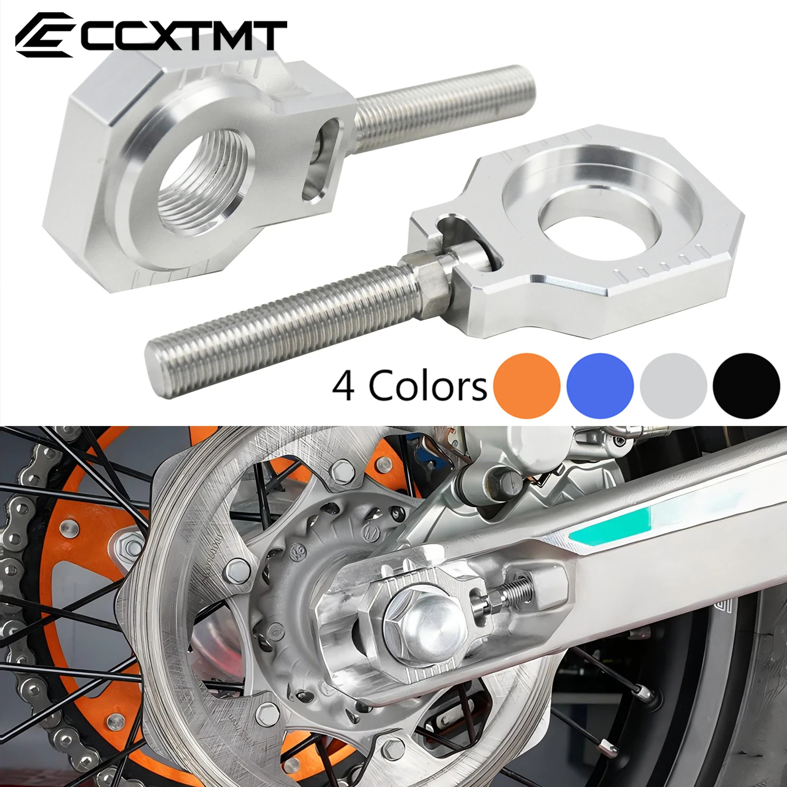 Motorcycle 20mm Chain Adjuster Regulator Sliders For Husqvarna TC TE TX FC For KTM EXC EXCF XC XCF SX SXF 125-530 2000-2022 2023