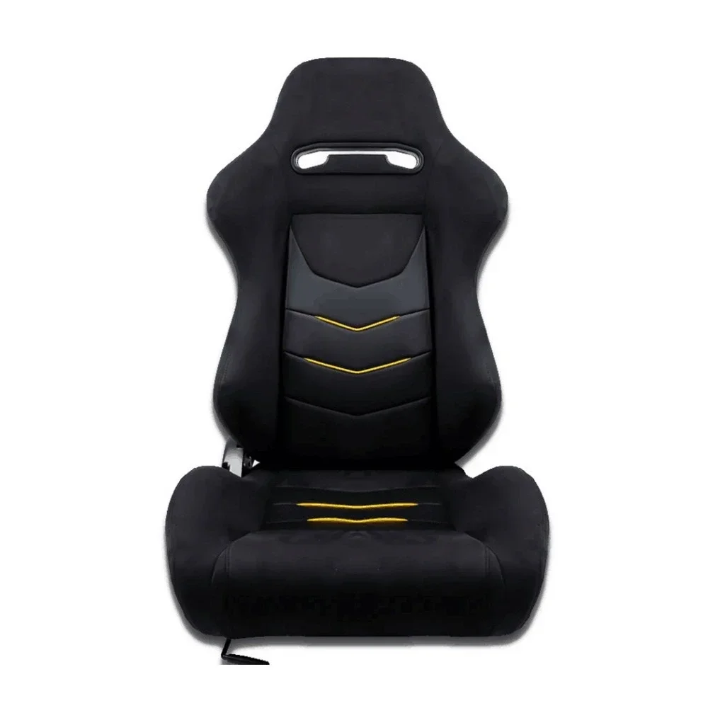 CX1 custom modified universal new black suede seat with slide rail