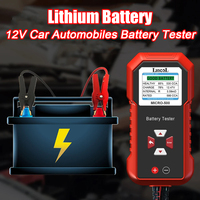 12V Car Battery Tester 40-3000 CCA Lithium Battery Test Lead Acid Battery Analyzer LED Display Lancol MICRO-500 Batteries Tester