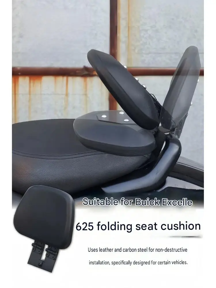 For Kove 625 Foldable Backrest Support Dedicated Original Vehicle Mounting Points Secure Installation No Drilling Required Shock