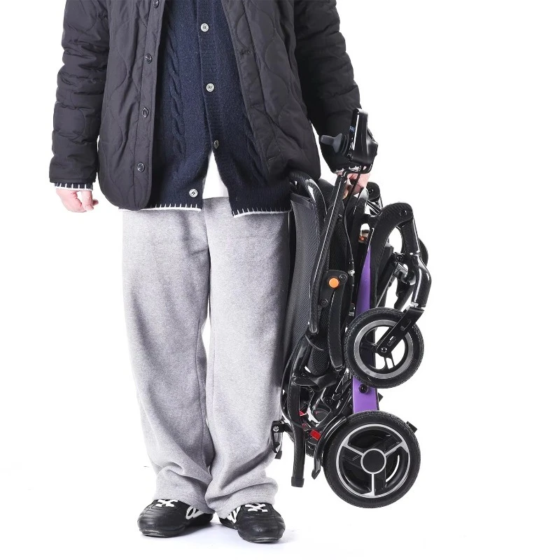 The Airline‑Approved 12.2Kg Lightweight Electric Wheelchair T700 Carbon Fiber Frame Foldable Electric Wheelchair