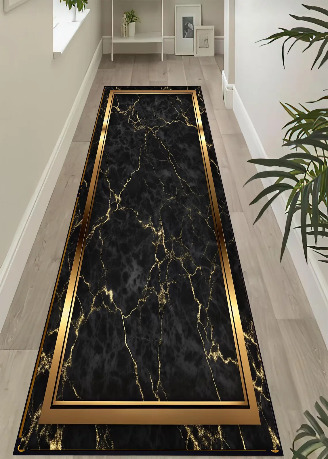tapete-de-corredor-luxuoso-em-marmore-preto-e-dourado-antiderrapante-moderno-com-borda-geometrica-lavavel-tapete-decorativo-elegante-para-decoracao-de-corredores