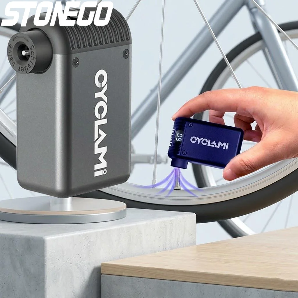 

Портативный мини-насос высокого давления для велосипедов, электрический, компактный, для накачивания шин, удобный и легкий, аксессуар для велосипедов