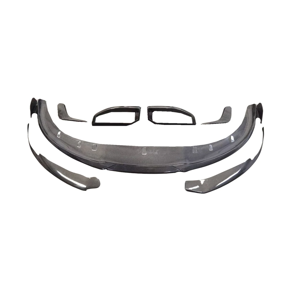 

Dream Garage Car Spare Parts Dry Carbon Fiber Front Lip Forged Body Kit For 2019-2020 Taycan Turbo