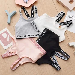 Girls Camisole Summer Developmental Stage Children Underwear Strapless Bra for Kids Teen Sports Tank Tops Baby Bottom Vest