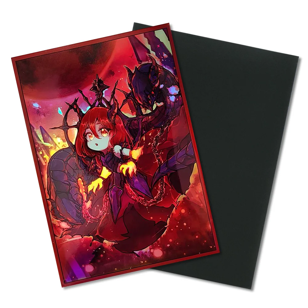 63 × 90 مللي متر 50 قطعة حجم ياباني أنيمي حافظة بطاقات ل YGO لوحة تحميل علوية لعبة بطاقة داخلية حامي لبطاقة TCG #5