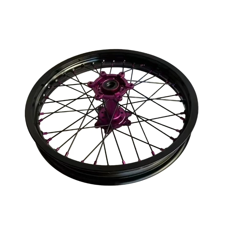 

High Performance Electric Dirt Bike Rear 18'*2.15\" Spoke Wheel Rim Set Aluminum Alloy Material for Surron Ultra Bee