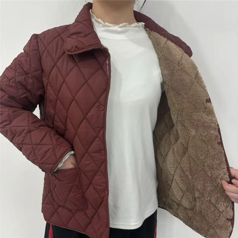 「マルチカラージョーカー」2025年新作 レディース ショートコート 薄手コットンパッド入り 女性用 ルーズ ファッションジャケット 春秋冬 アウター