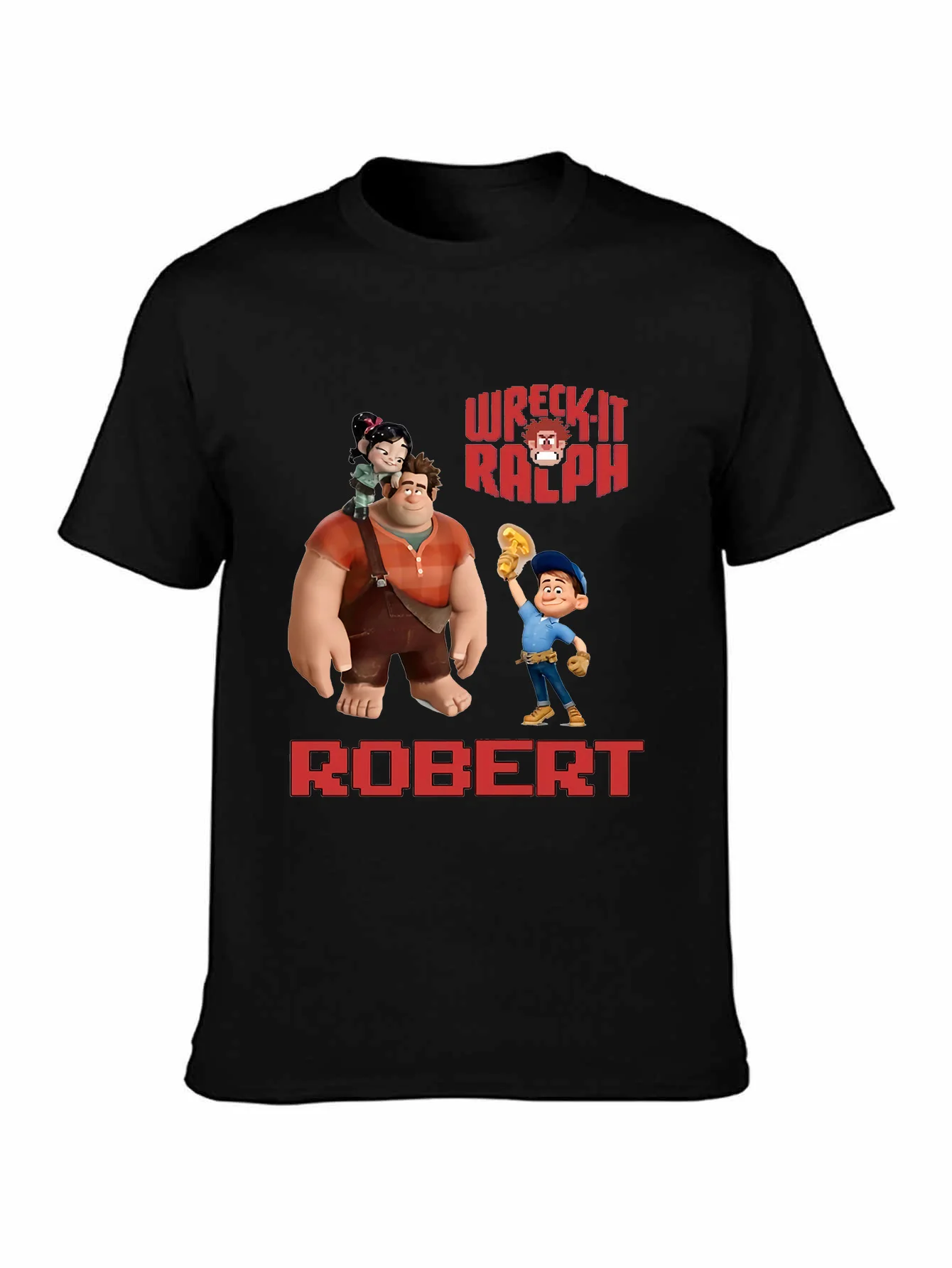 حطام ذلك رالف تي شيرت مخصص شخصية هدية عيد ميلاد تي شيرت لعبة فيديو الفيلم #1