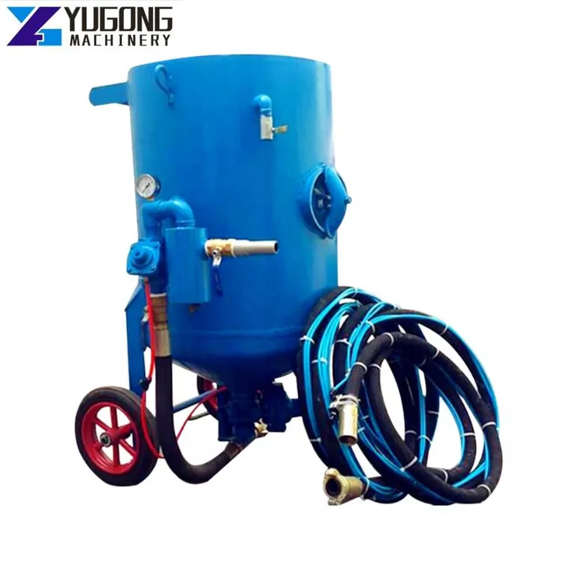 YG Dustless Stripping Surface Cleaning Sandblaster Pot Wet SandBlasting Cabinet Wet Sandblaster Sand Blasting Machine