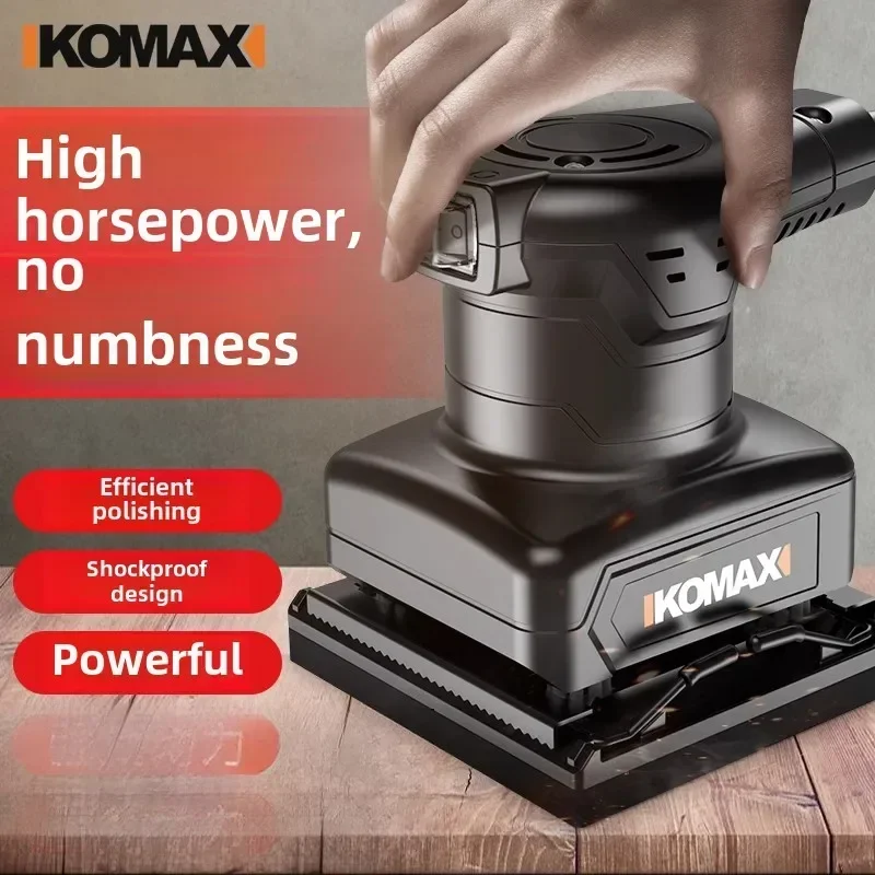 220V Efficient Electric Sander for Woodworking and Floor Polishing with Dust Collection System C